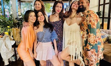 Malaika Arora and Aditi Govitrikar Having a Magical Time In Baku
