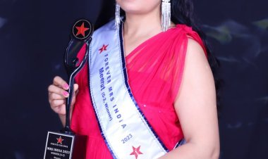 Deepika Rani as Newly Crowned Mrs Meerut 2023 organised by Forever Star India