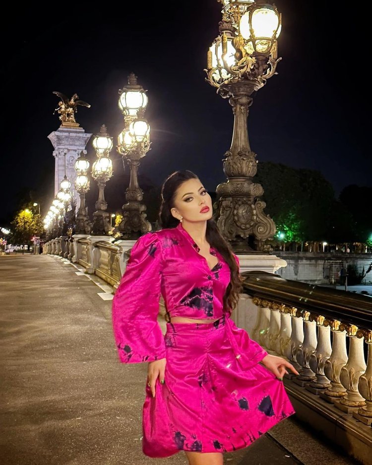 Actress Urvashi Rautela Shines in Glamour at Paris Fashion Week