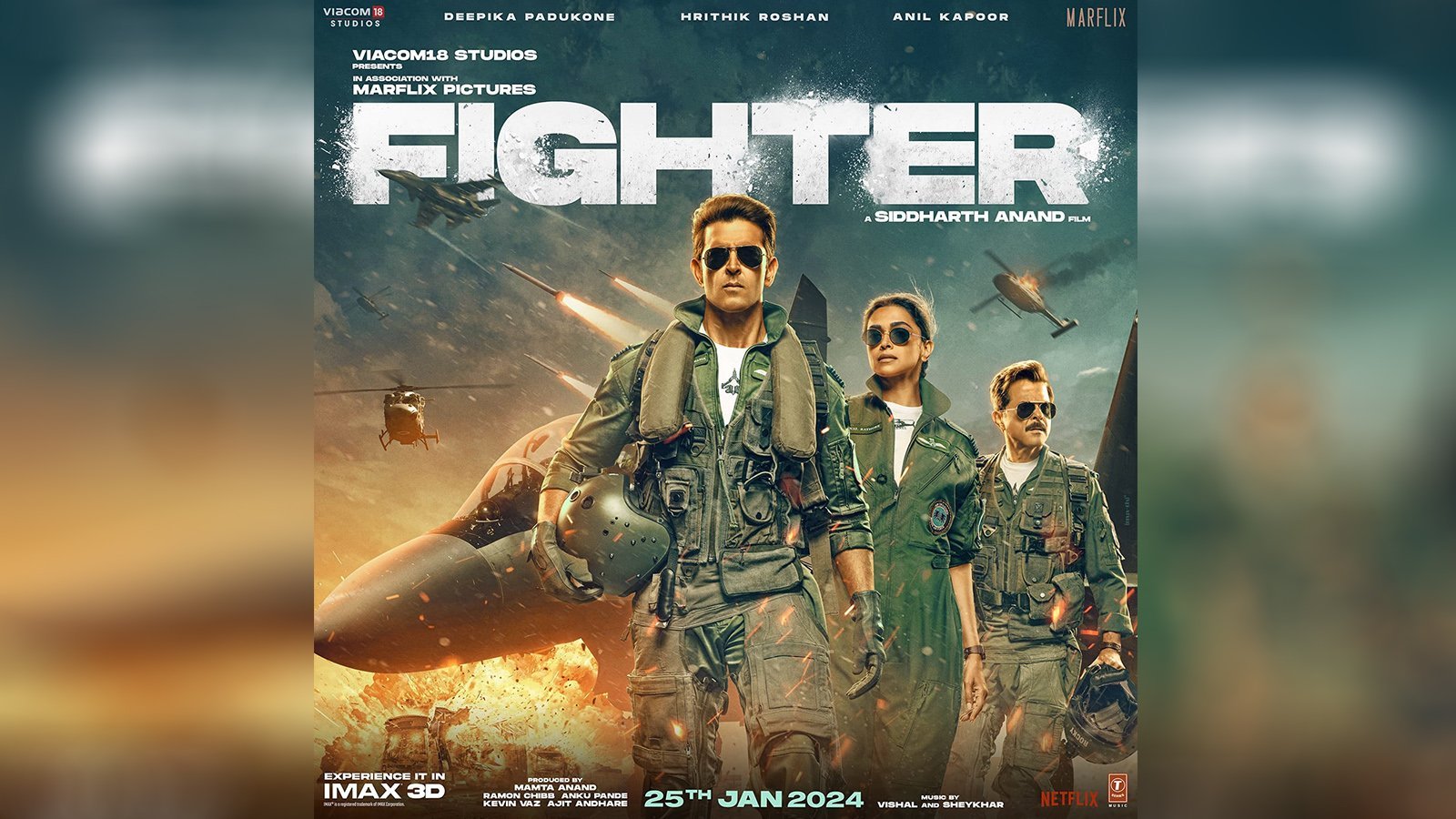 'Fighter': Anticipation Peaks as India Gears Up for a Cinematic Extravaganza