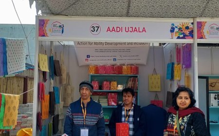 HANDMADE PRODUCTS BY DIFFERENTLY ABLED PEOPLE DRAW CROWDS AT JLF